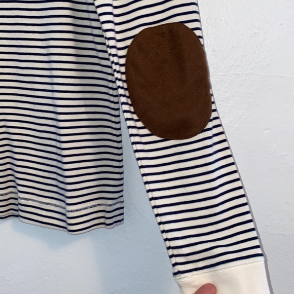 Lauren Ralph Lauren Long Sleeve Faux Suede Elbow Patches and Neck… - Picture 7 of 7